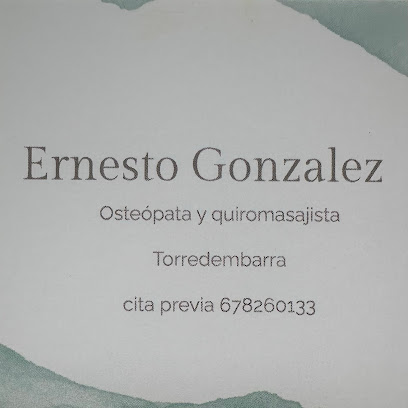 Osteopatía y Quiromasaje Ernesto Gonzalez